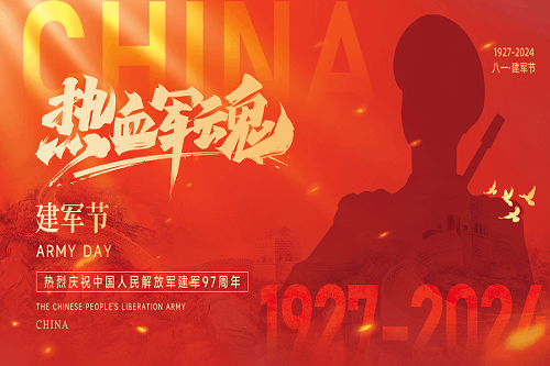 【八一建軍節】鐵血丹心，護我中華！熱烈慶祝中國人民解放軍建軍